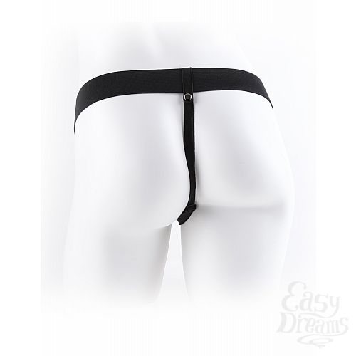 ���������� 4  ������������� � ���������� Fetish Fantasy Series 9 Vibrating Hollow Strap-On with Balls - Flesh � �