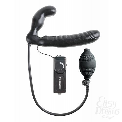  3      Fetish Fantasy Series Inflatable Vibrating Strapless Strap-On