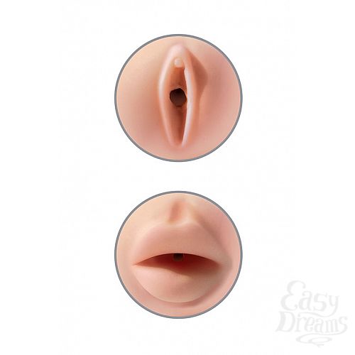  3   - Pipedream Extreme Toyz Tight Grip Pussy & Mouth Masturbator