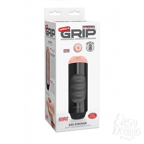  1:   - Pipedream Extreme Toyz Mega Grip Vibrating Stroker Mouth