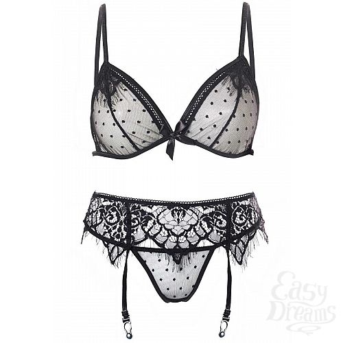  3    STRAPPY BRA   GARTER SET  3 