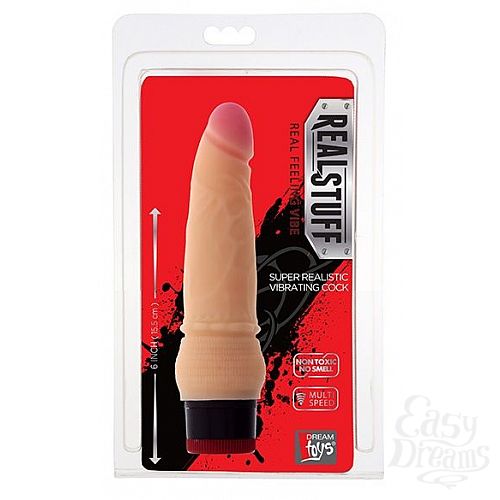  2  -    REALSTUFF 6INCH VIBRATOR - 15,5 .