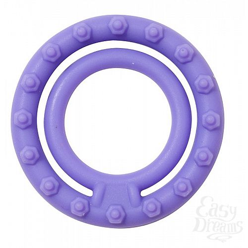  1:      NEON DOUBLE RING 45MM PURPLE