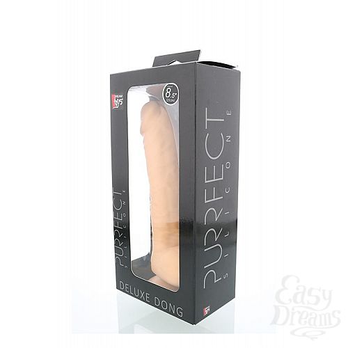  2    PURRFECT SILICONE DELUXE DONG 8.5INCH - 21 .