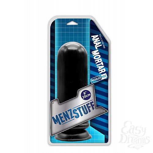  2  ׸  - MENZSTUFF ANAL MORTAR HUGE BUTT PLUG - 20 .