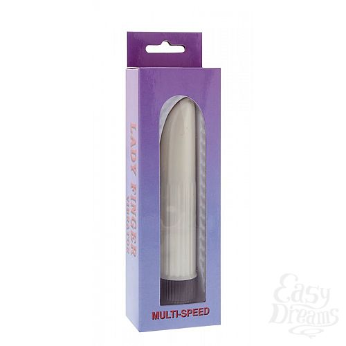  2     LADY FINGER VIBRATOR PEARL WHITE - 11,5 .