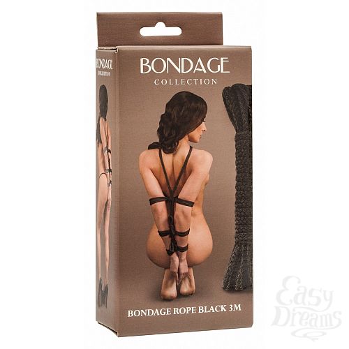  2   Bondage Collection Black 3m 1041-01lola