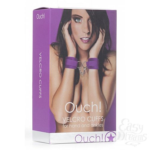  2    Velcro Cuffs Purple
