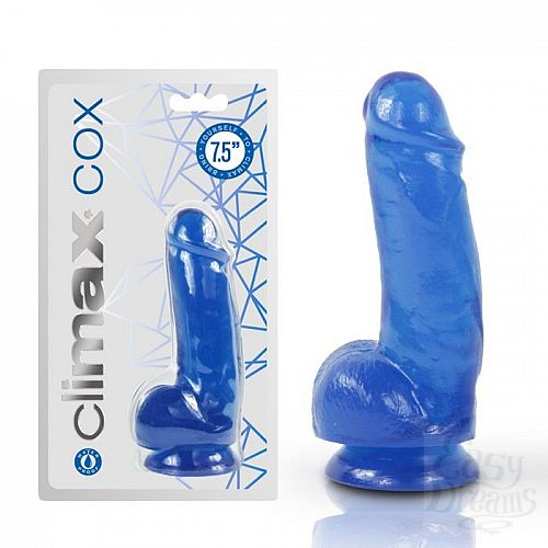 ���������� 2  ������� ������������� Climax Cox 7.5 Colossal Cock Bawdy Blue - 19 ��.