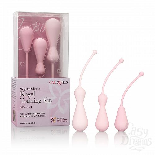  4    3      Weighted Silicone Kegel Training Kit