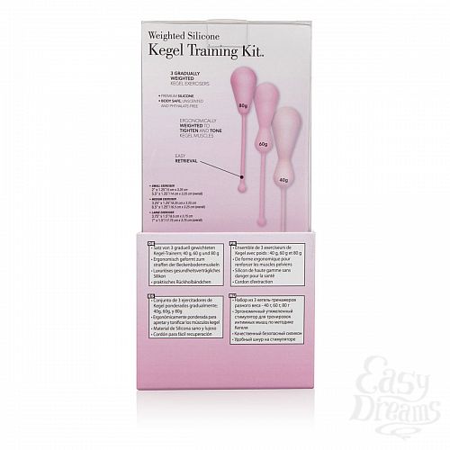  6    3      Weighted Silicone Kegel Training Kit