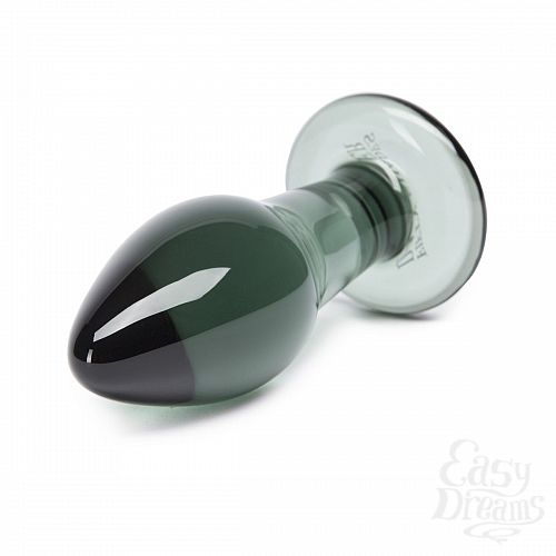  2     DARKER SOMETHING DARKER GLASS BUTT PLUG - 10,7 .