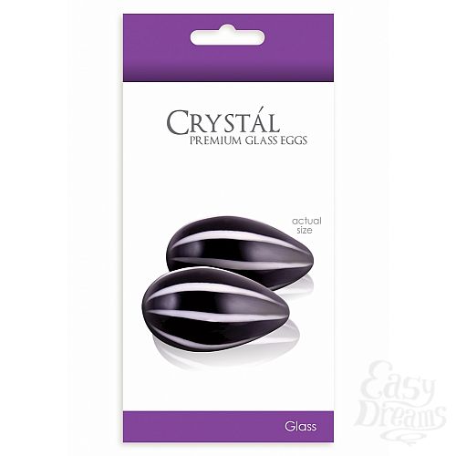  2    Crystal Glass Egg - Scala Selection 