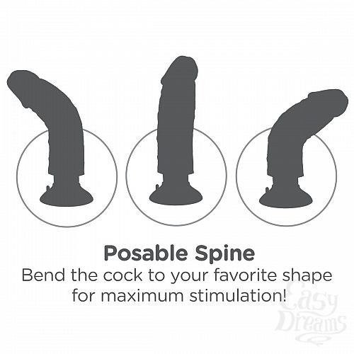 5     Vibrating Cock Flesh - 19 .
