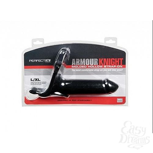 Фотография 4:  Страпон фаллопротез Perfect Fit - Armour Knight XL L/XL, 17,5 см, S/M, Черный Фотография 4  Страпон фаллопротез Perfect Fit - Armour Knight XL L/XL, 17,5 см, S/M, Черный