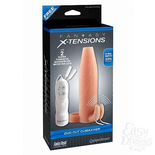  2    X-Tensions Duo Clit Climax-Her, 15,5 . 