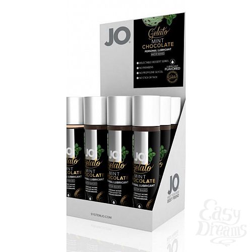  3   JO GELATO MINT CHOCOLATE FLAVORED LUBRICANT 30mL