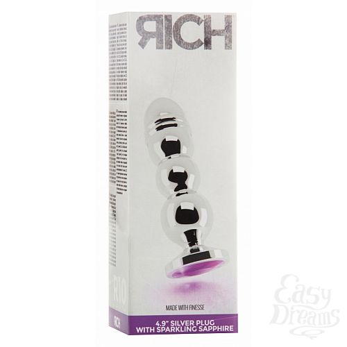 3    4.9 R10 RICH Silver/Purple Sapphire SH-RIC010SIL