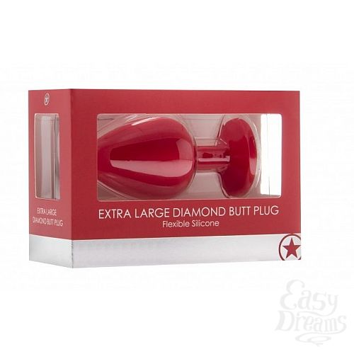  2     OUCH! Extra Large Diamond Butt Plug   - 9,3 .