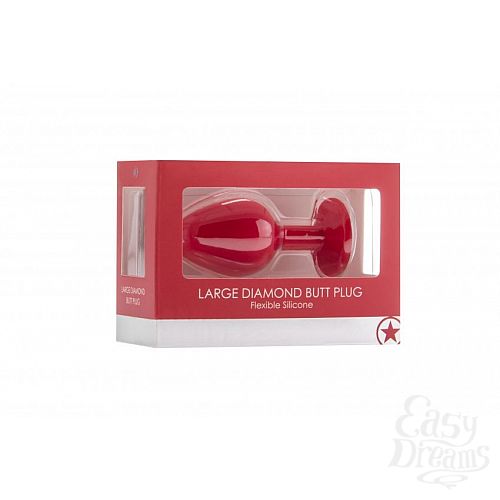  2      OUCH! Large Diamond Butt Plug   - 8 .