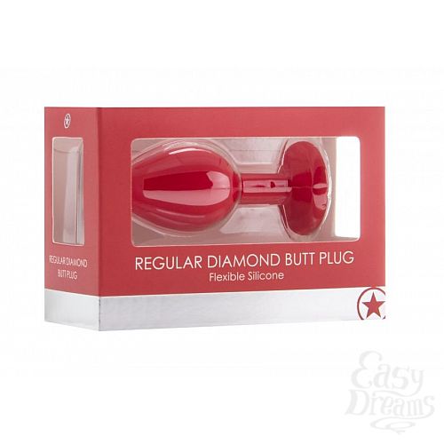  2     OUCH! Regular Diamond Butt Plug    - 7,3 .
