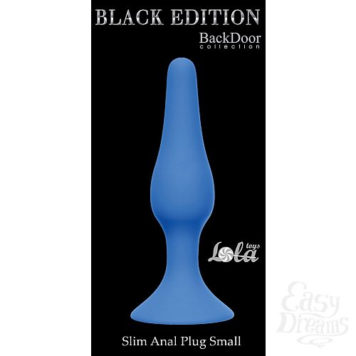  2    Slim Anal Plug Small Blue 4207-02Lola