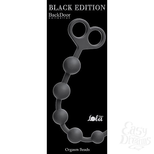  2    Orgasm Beads Black 4201-01Lola