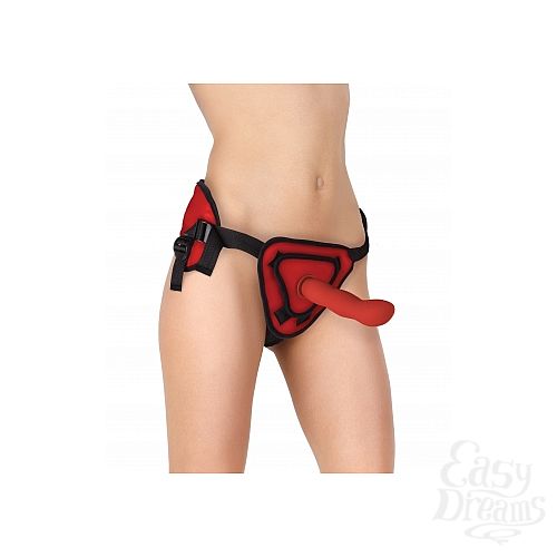  3   Deluxe Silicone Strap On OUCH!, 20,5 ., 