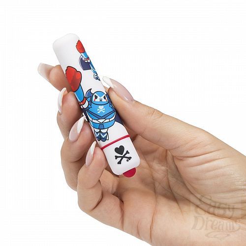  2      MINI BULLET VIBRATOR WHITE ROBOT