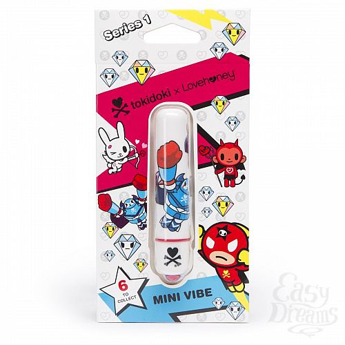  3      MINI BULLET VIBRATOR WHITE ROBOT