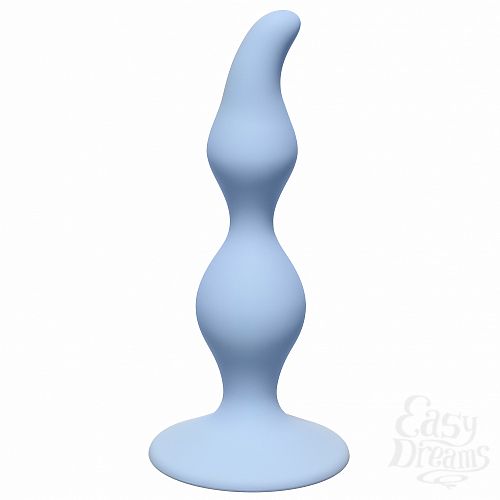  1:    Curved Anal Plug Blue 4105-02Lola