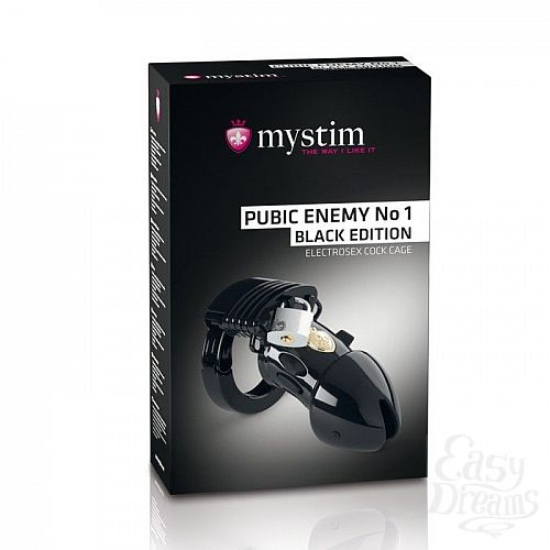  1:      Mystim Pubic Enemy No1 Black Edition