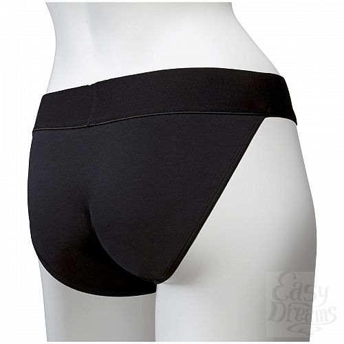  2     Vac-U-Lock Panty Harness with Plug Full Back - S/M