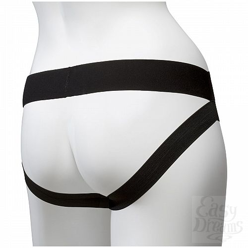  2     Vac-U-Lock Panty Harness with Plug Dual Strap - S/M