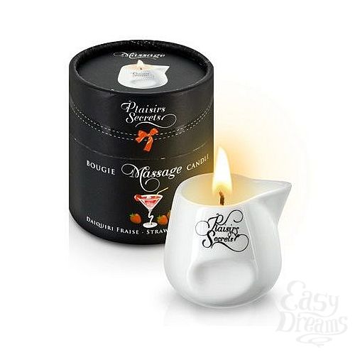  1:        Bougie de Massage Daikiri Fraise - 80 .