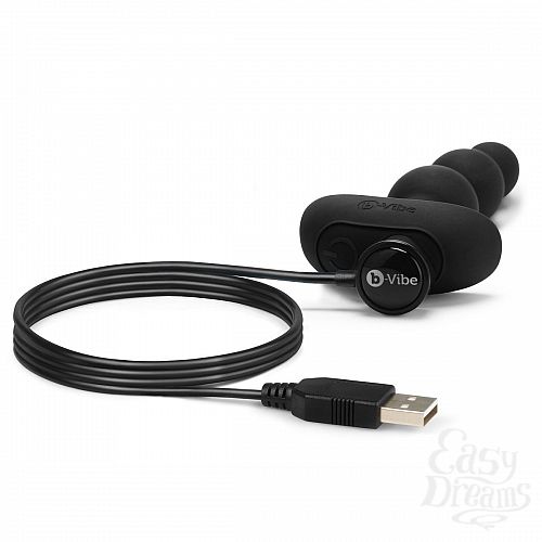  3  ׸   TRIPLET ANAL BEADS BLACK - 14 .