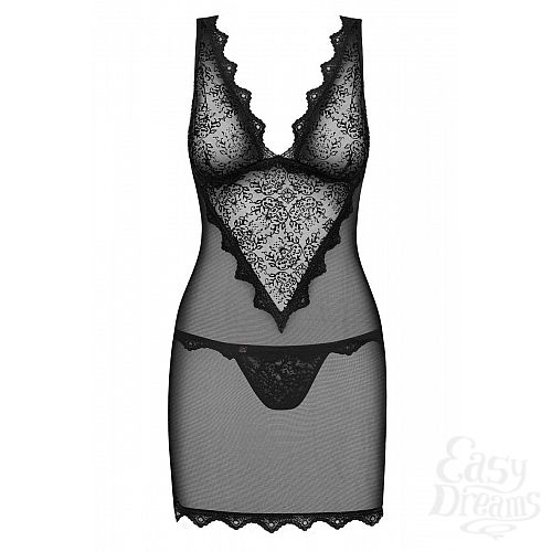 Фотография 2:  Сорочка Emperita с трeугольной кружевной вставкой на лифе Фотография 2  Сорочка Emperita с трeугольной кружевной вставкой на лифе