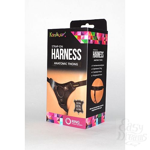  1:  ׸      Kanikule Leather Strap-on Harness  Anatomic Thong