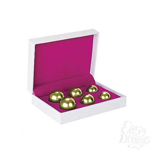  1:    Ben Wa Balls Set Gold SH-SHT152