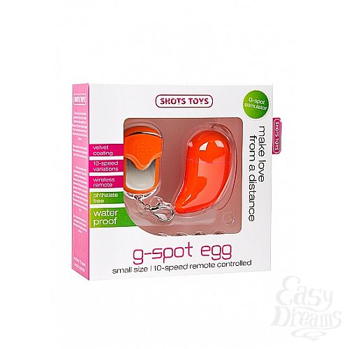  2   G-spot Egg Small Orange SH-SHT087ORA