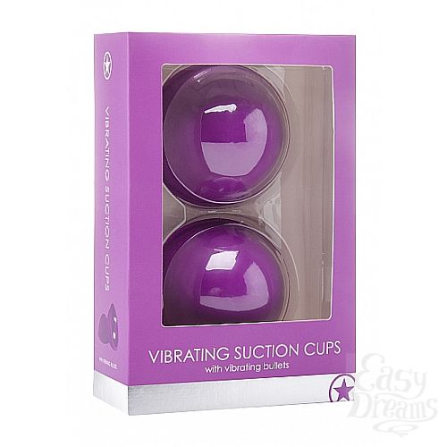  2   Vibrating Suction Cup Purple SH-OU159PUR