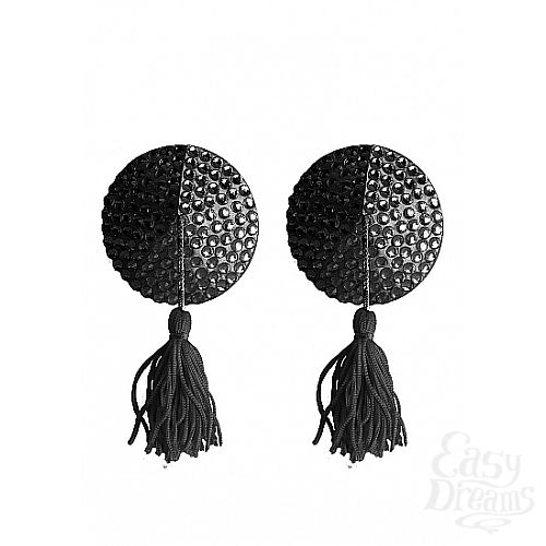  1:   Tassels Round Black SH-OU030BLK