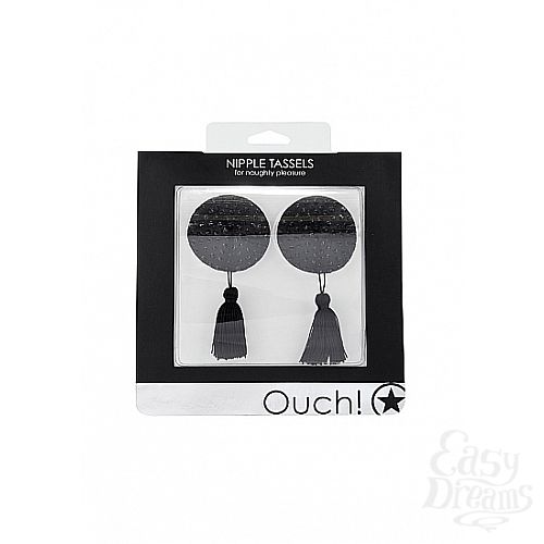  2   Tassels Round Black SH-OU030BLK