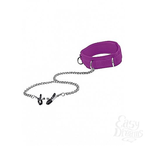  2       Velcro Collar Purple OUCH! SH-OU138PUR