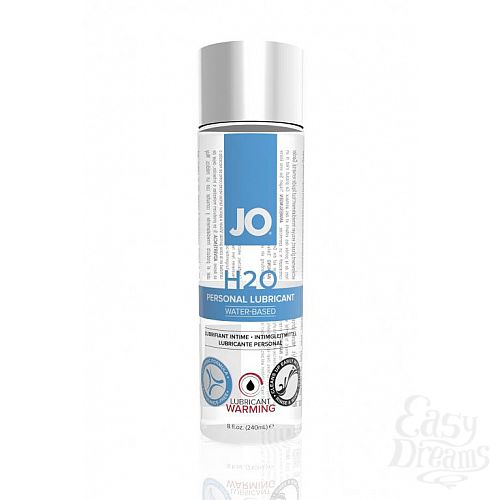  1:       JO Personal Lubricant H2O Warming, 8 oz (240.)
