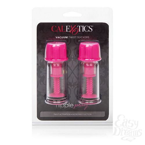  2      Nipple Play Vacuum Twist Suckers