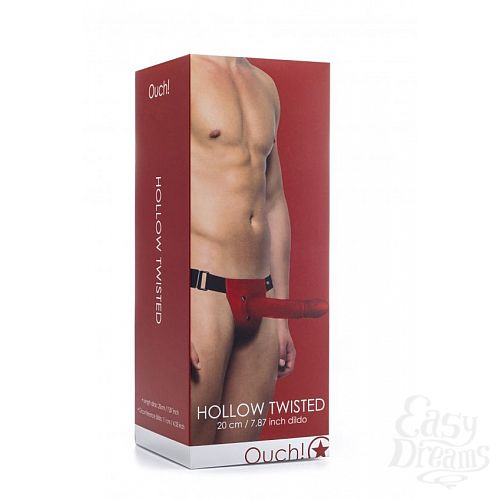  2     Hollow Twisted Strap On - 20 .