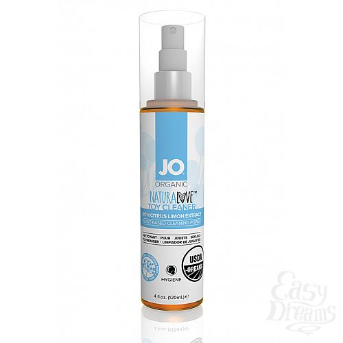  1:      JO ORGANIC - TOY CLEANER - FRAGRANCE FREE, 4 oz  (120 )