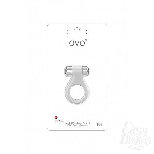  1:   - OVO B1 VIBRATING   RING WHITE/CHROM
