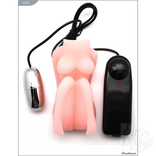 Фотография 2:  Мастурбатор из ультраскин в форме женского торса с вибрацией Фотография 2  Мастурбатор из ультраскин в форме женского торса с вибрацией